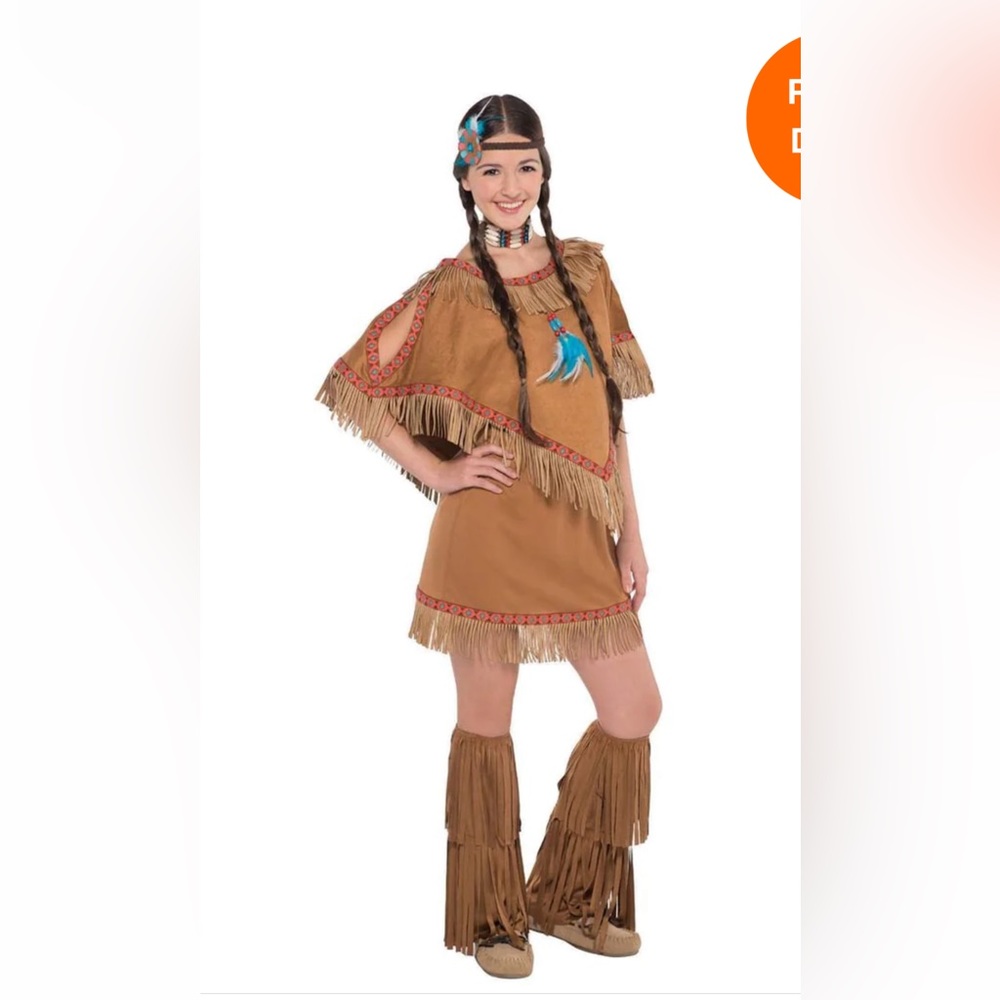 Native Princess Halloween Costume Size Junior Large
